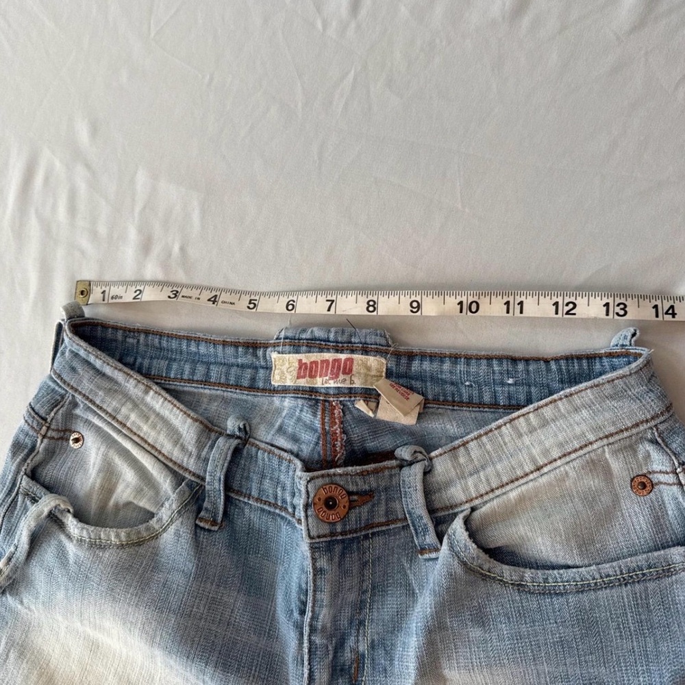 Bongo Blue Patchwork Flare Jeans - image 4